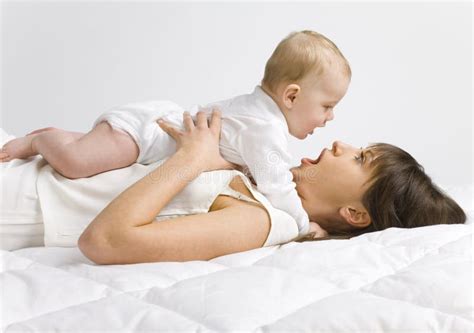 My baby boy stock image. Image of bedding, beauty, enjoy - 2555607