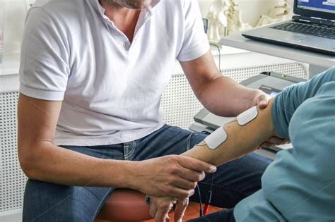 Physiotherapy with electrodes | Physiotherapy, Medical photos, Electrodes