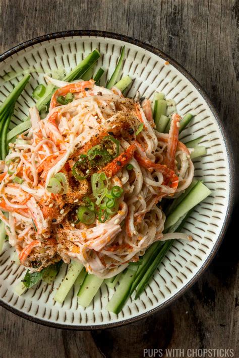 Kani Salad Recipe (Japanese Crab Salad) - Pups with Chopsticks