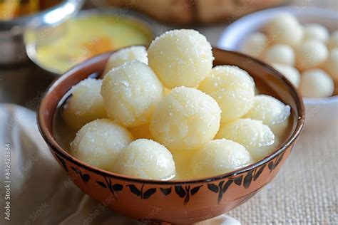 rasgulla soft  spongy cheese balls soaked  sugar syrup