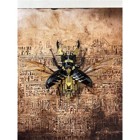 Steampunk Beetle, Egyptian Hieroglyph → Prehistoric Online