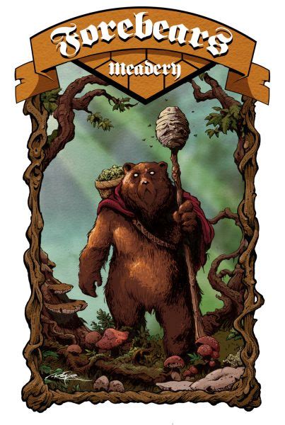 Arik Roper | Forebears Mead label design - Arik Roper