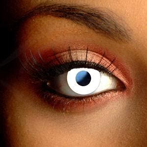 Vibrant White Contact Lenses Spooky Eyes