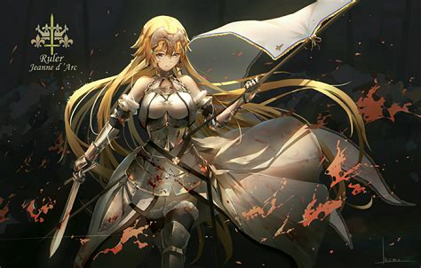 jeanne darc ruler fateapocrypha hd wallpaper  luomo