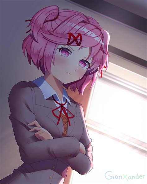 Oh no, Natsuki is angry : r/DDLC