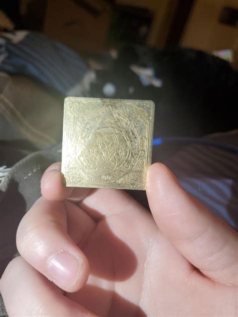 Weird Gold Square w/ Symbols Found In Grandfather's Book : r/Symbology