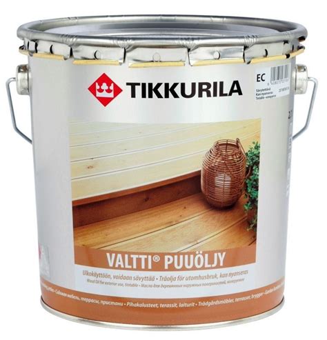 Tikkurila Valtti Wood Oil - drewno naturalnie piękne i skutecznie chronione