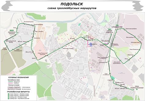 Подольск — Схемы — Фото — Городской электротранспорт