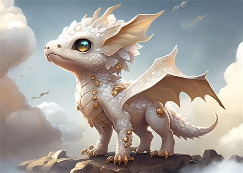 white dragon baby