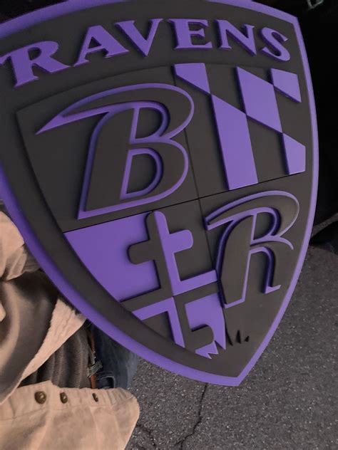 baltimore ravens shield etsy