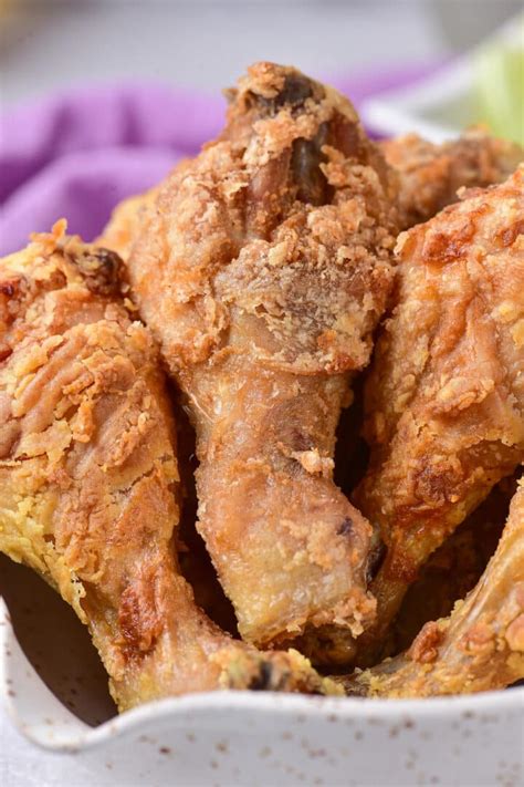 how long to fried chicken legs