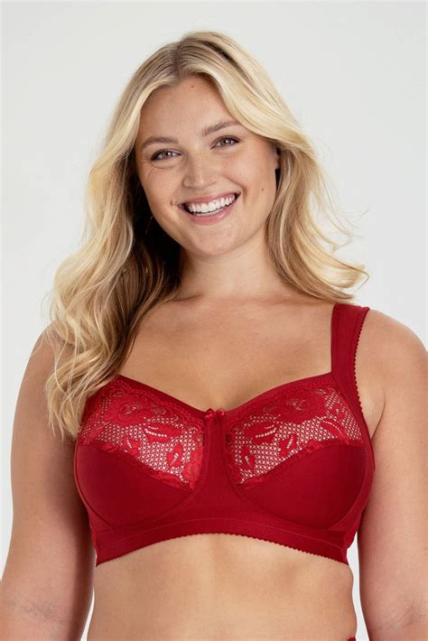 Lovely Lace Support bra – supportive cotton bra – Miss Mary