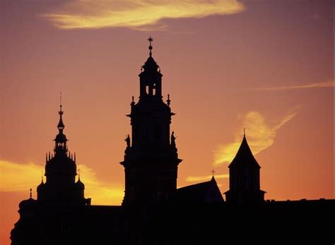 premium photo silhouette  building  sunset