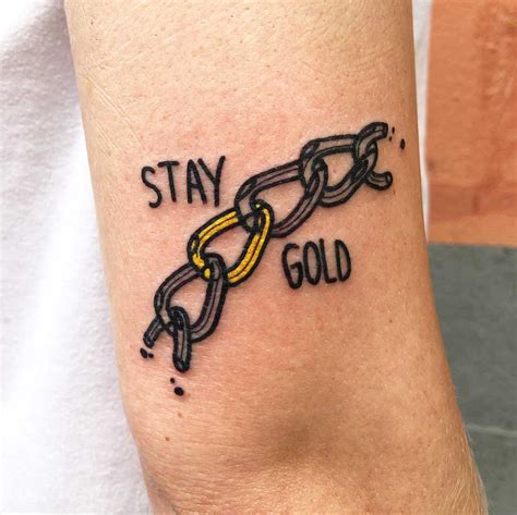 Stay gold by Hand Job Tattoo - Tattoogrid.net