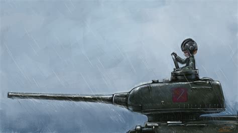 аниме танки и девочки, танки, война, anime tanks and girls, tanks, war ...