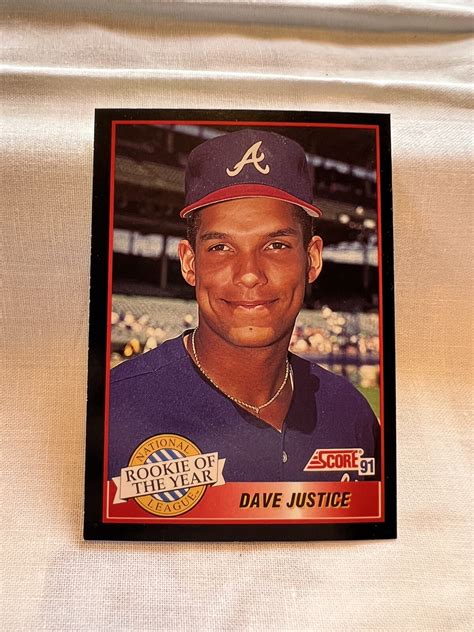 1991 Score - #880 David Justice for sale online | eBay