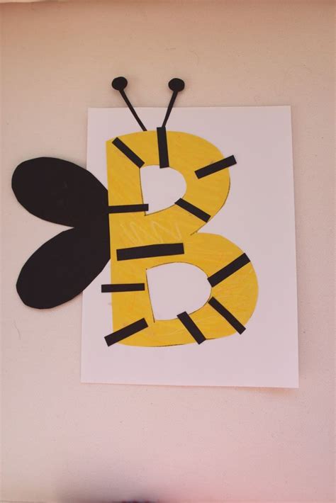 Letter B Art Craft