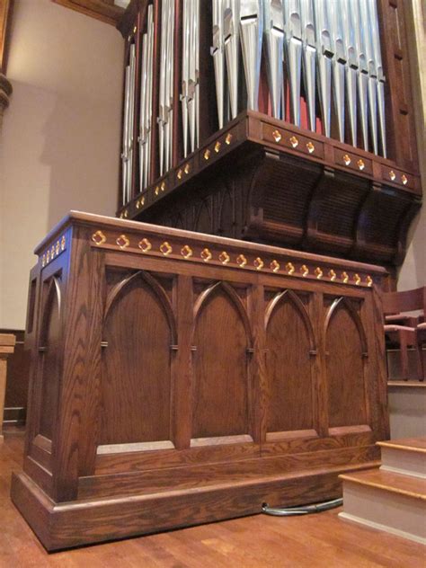 parkey op pipe organ console aio american institute  organ builders