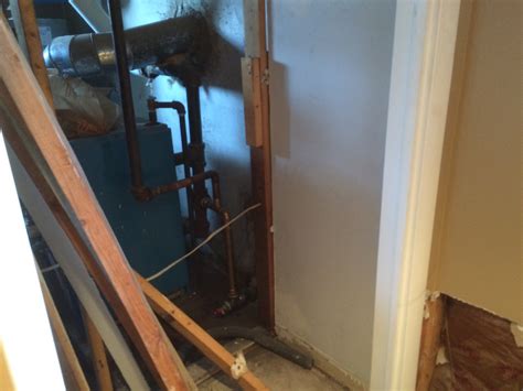 Remodeling a basement Steam return question — Heating Help: The Wall