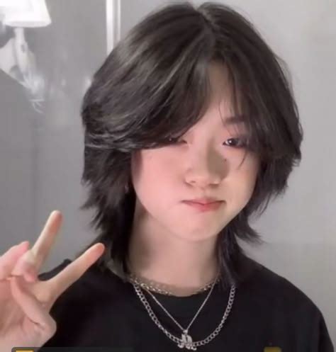 Asian Wolf Cut Short