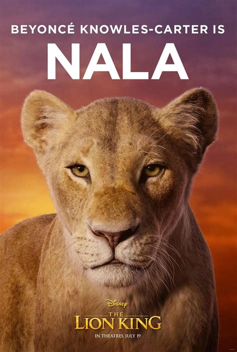 New 'Lion King' movie posters shows Beyoncé's role as Nala