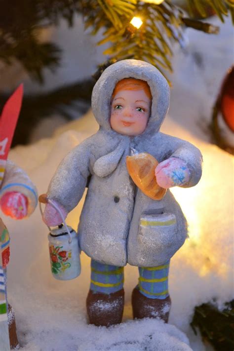 Новогодняя игрушка из ваты | Игрушки, Деревянный кукольный домик, Пошив ...