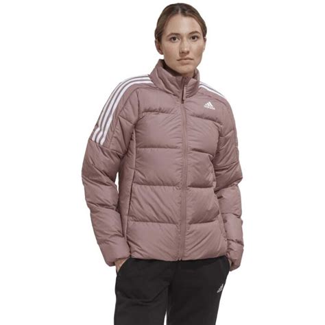 adidas ESSENTIALS JACKET - Dámská péřová bunda - růžová | SPORTISIMO.CZ