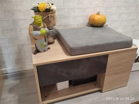 Шкафове за обувки, 2 броя, сив гланц гр. Карлово • OLX.bg