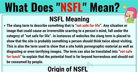 NSFL Meaning: What Does NSFL Mean and Stand for? • 7ESL