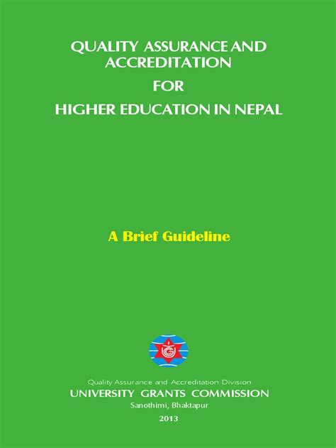 Nepal Higher Education QAA Guidelines 2013 | Curriculum | Educational