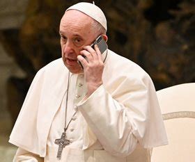 pope takes phone call  weekly public audience newsmaxcom