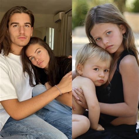 Photo : Sur l'une d'elle, sa fille Thylane Blondeau protège son tout ...