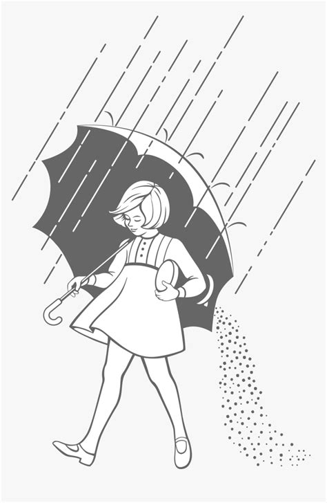 Umbrella Girl Morton Salt, HD Png Download - kindpng