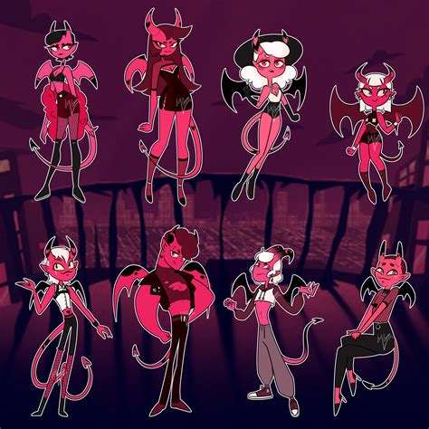 Hellaverse adopts : Succubi [1/8 OPEN] by MinEevee on DeviantArt