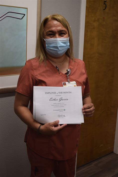 Congratulations to Esther... - Covenant Health Plainview