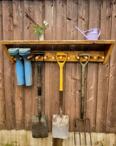 diy garden tool storage 13