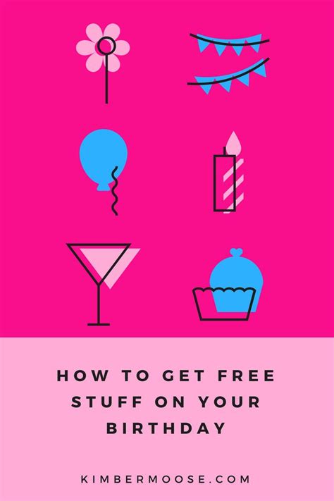 how to get free stuff on your birthday