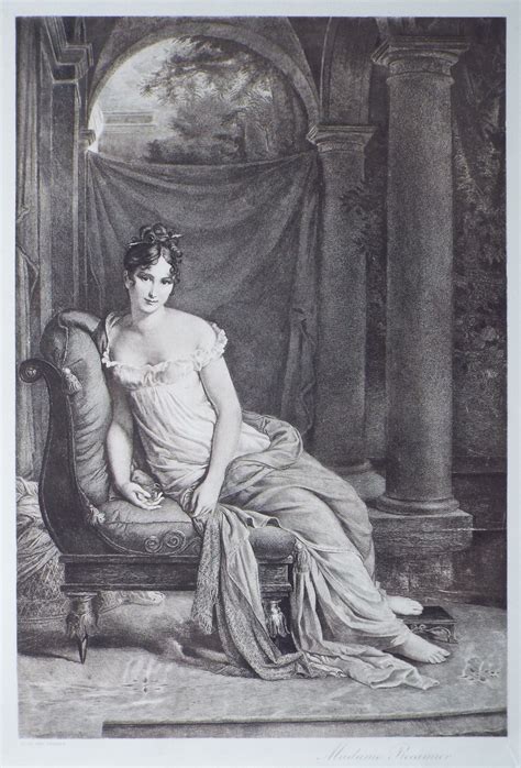 Antique Prints Portraits of Juliette Recamier