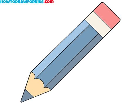 How to Draw a Pencil - Easy Drawing Tutorial For Kids