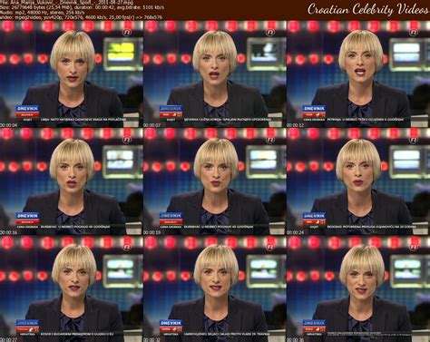 Croatian Celebrity Videos: Ana Marija Vuković - Dnevnik Sport - 2011-04-27
