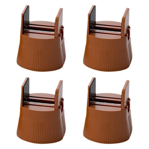 kowaku 4 Pieces Bed Chair Bed Lifters Non Slip Bed Raising Blocks with