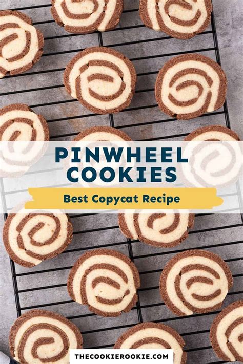 Chocolate Vanilla Pinwheel Cookies Recipe - The Cookie Rookie®