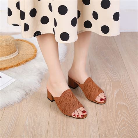 LEYA NEW MID Heels Korean Fashioned Sandal#8812 | Shopee Philippines
