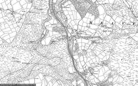 maps  clearbrook devon francis frith