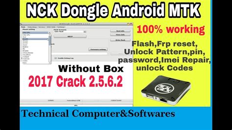 nck dongle android mtk  crack  box  workinginstall