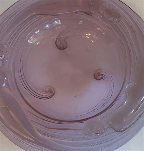 French Opalescent VERLYS NAÏADES Three Nude Female Art Glass