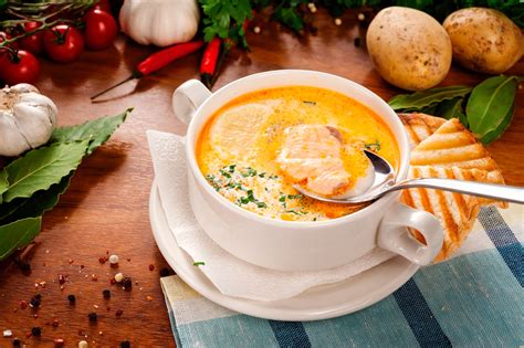 Финская уха из горбуши со сливками - Рецепты на каждый день