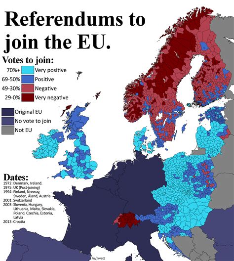 Detailed map of referendums to join the EU [OC] : r/europe
