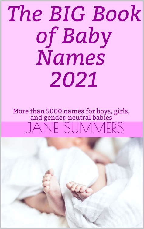 The BIG Book of Baby Names 2021: More than 5000 names for boys, girls