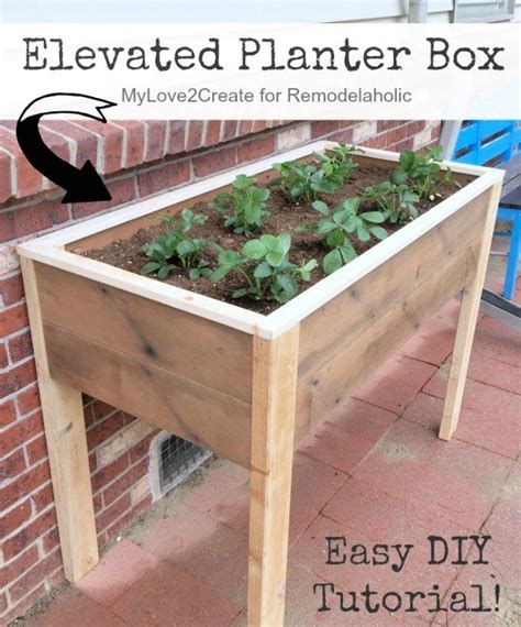 15 Free Waist High Raised Garden Bed Plans